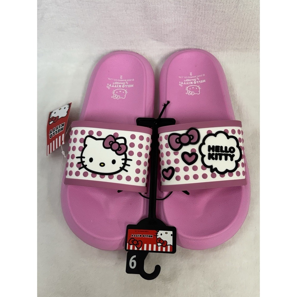 Hello Kitty by Sanrio Women's EVA Beach Slide Sandals - Size 9